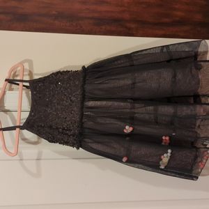 Girls Dress Black Cat&Jack, Size XS 4/5.